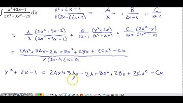 Partial Fraction Decomposition - 3 Distinct Linear Factors