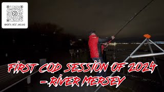 First cod session of 2024 - River Mersey