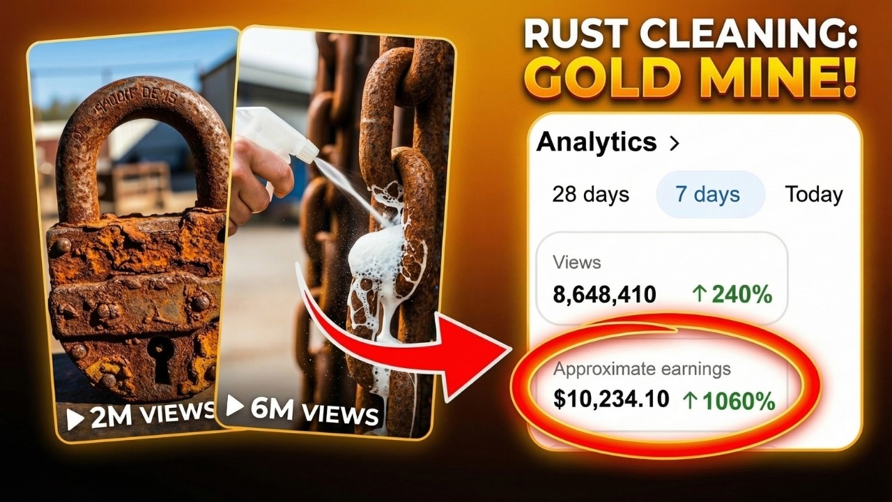 How to Create & Earn with Rust Cleaning AI Videos for FREE (Step by ...