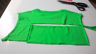 I noticed how a clothing designer buys cheap Tshirts, cuts off all the excess, and did the same