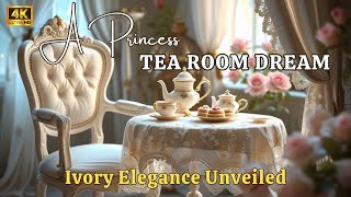Unreal Beauty | Ivory Princess Tea Room Decorating Aesthetic with Lace &amp; Gold You’ll Love