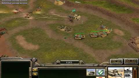 Command & Conquer Generals: Zero Hour - Challenge Mode (Hard) Demolition vs Kwai, part 1 / 2