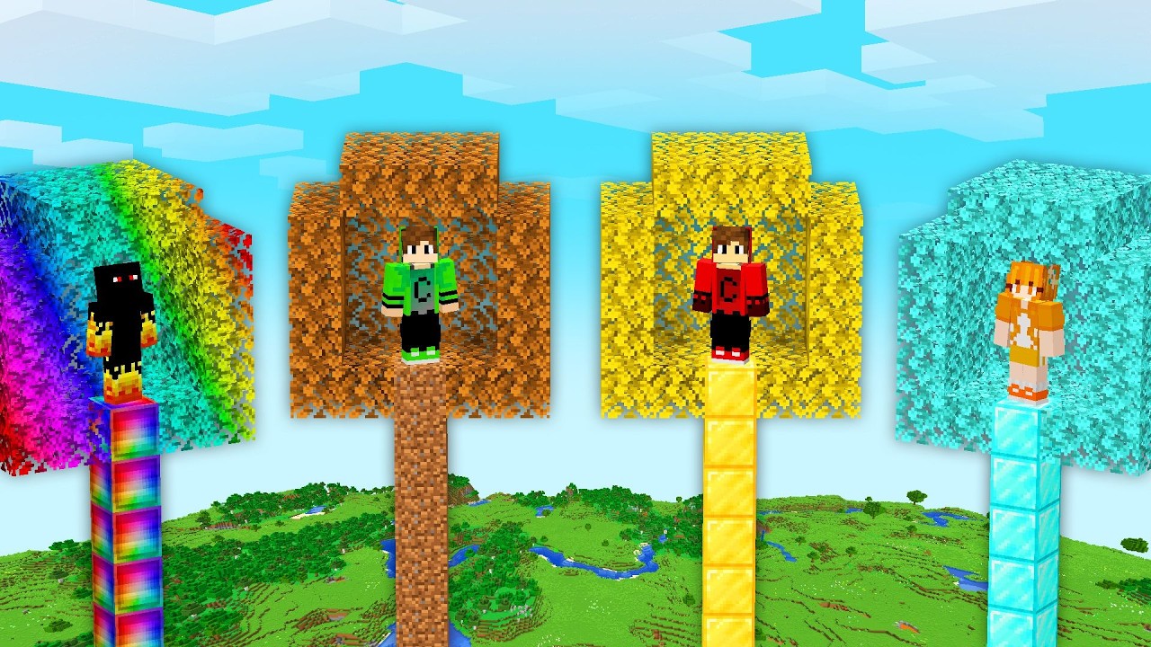 QUEM TEM a CASA NA ÁRVORE MAIS PRO do Minecraft?! 🏆