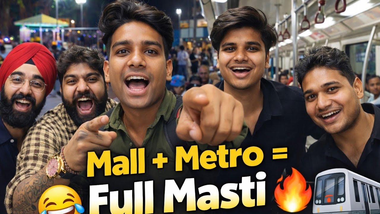 Mall +Metro = 😂 full masti vlog 🤣🥰🥰#trendingvideo #viralvlogs #viralvideo #viralvideos #dailyvlogs