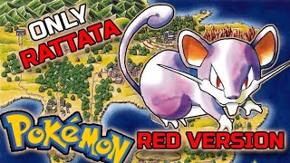 I Beat POKEMON Red with Only One RATTATA