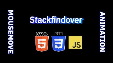 Mouse move Animation Using HTML, CSS & javaScript