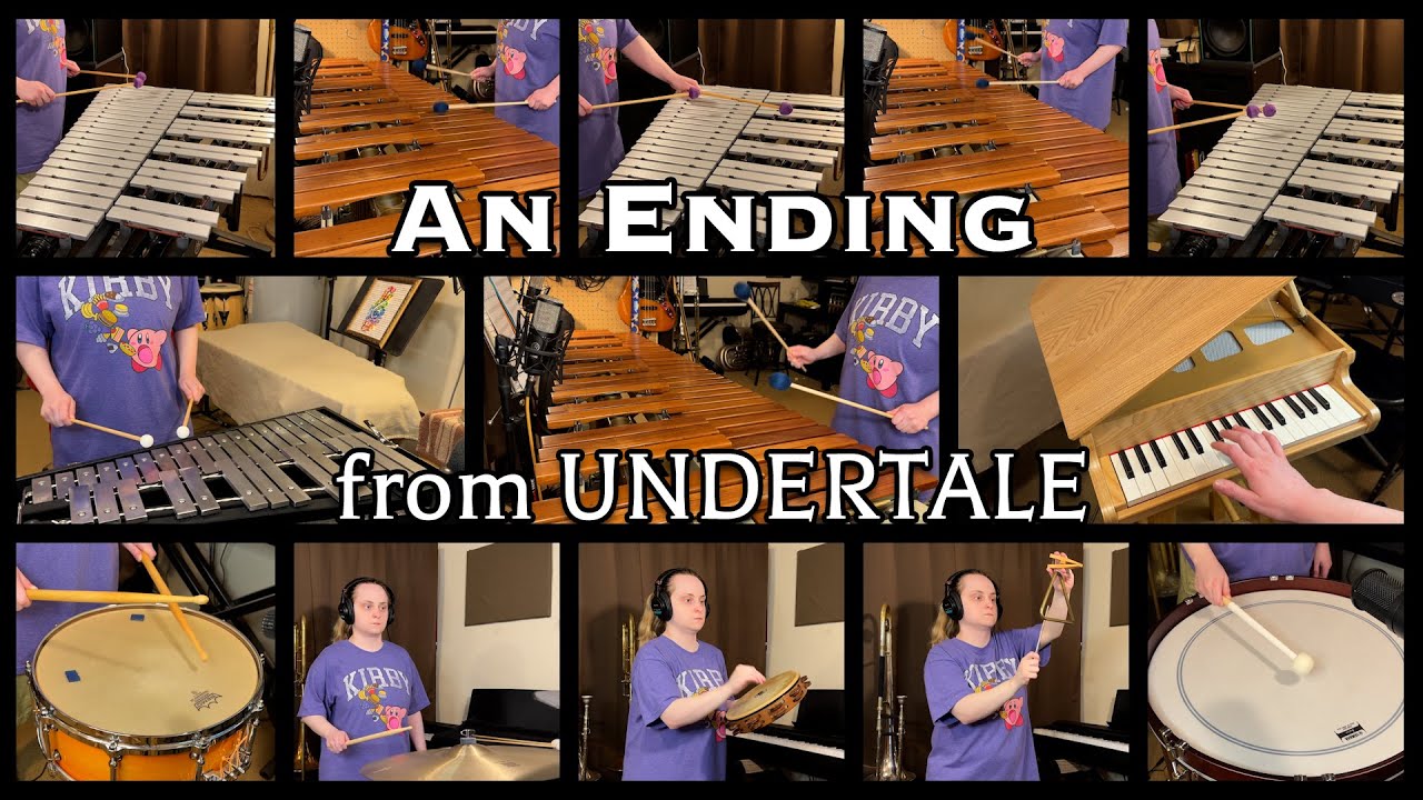 An Ending - UNDERTALE (Percussion Ensemble Cover) | V-Ron Media