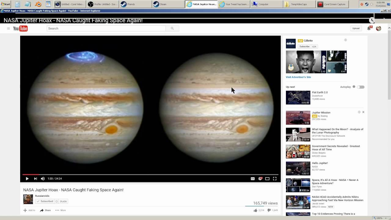 FAKE NASA JUPITER PICS - YouTube