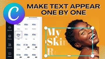 How To Make Text Appear One By One In Canva Video