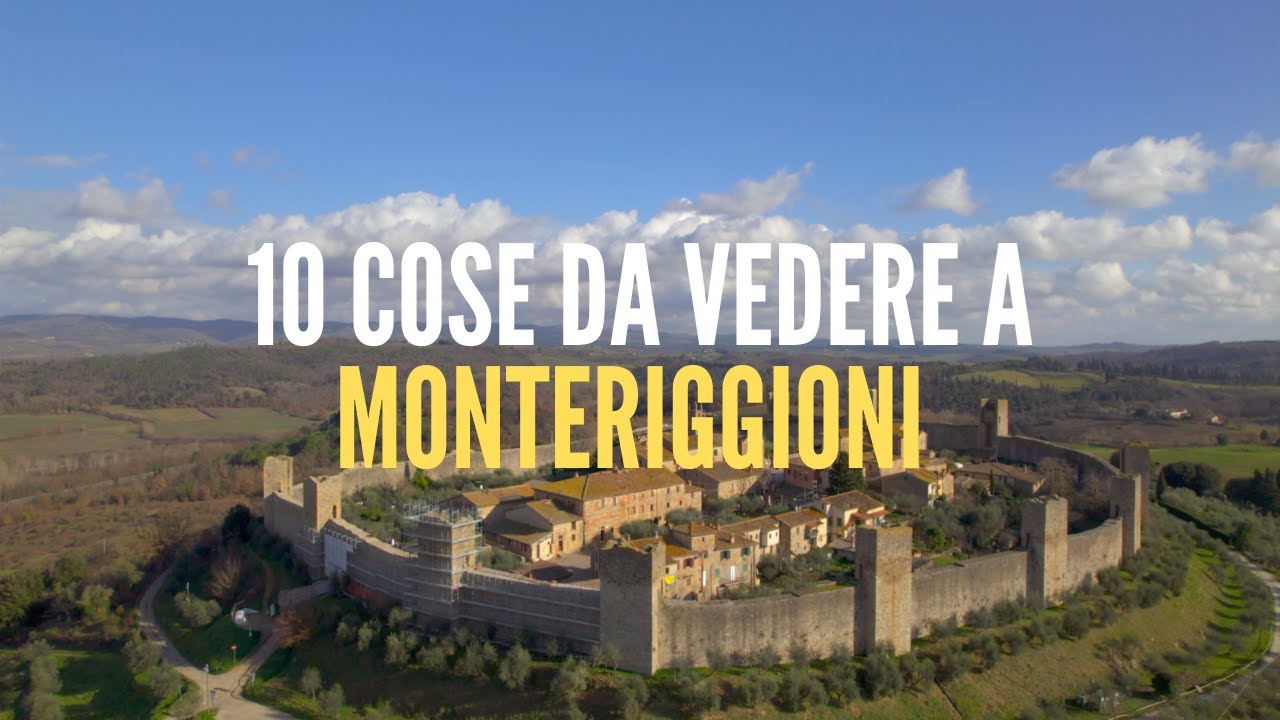 10 COSE DA VEDERE A MONTERIGGIONI (SI) Tuscany.  CAMPER TOUR TOSCANA 5' episodio FINE