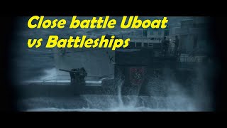 Uboat between 2 Dicky & Greyhoound. Destroyed by Greyhoound.
