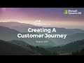 Microsoft dynamics 365 marketing creating a customer journey