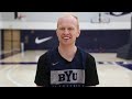 BYU's TJ Haws Does a Rubik's Cube