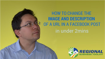 How to change image and description when pasting a URL into Facebook
