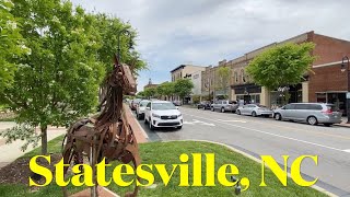 Statesville | Town Center Walk Through |  Visit, shop, eat, move to, or start a business