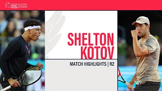 Ben Shelton - Pavel Kotov | ROME R64 - Match Highlights #IBI24