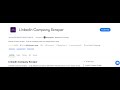 Linkedin Company Scraper - Scrap company information from linkedin