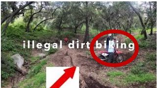 We caught DIRT BIKERS in this trail! 200 subscriber edition