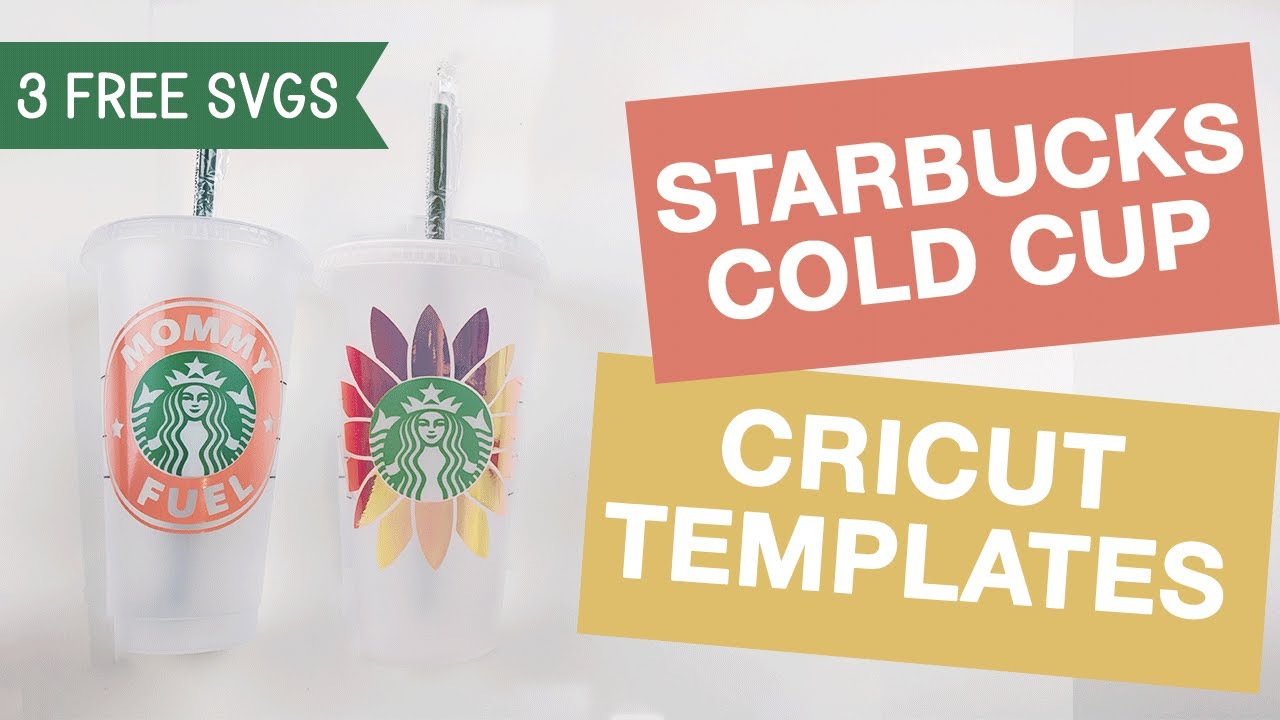 Starbucks Cold Cup with Sunflower Vinyl Decal