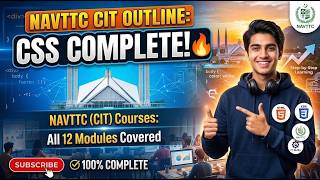Full CSS Introduction & Types (Inline, Internal, External) | NAVTTC | Web Development Course Lecture 6 Guide