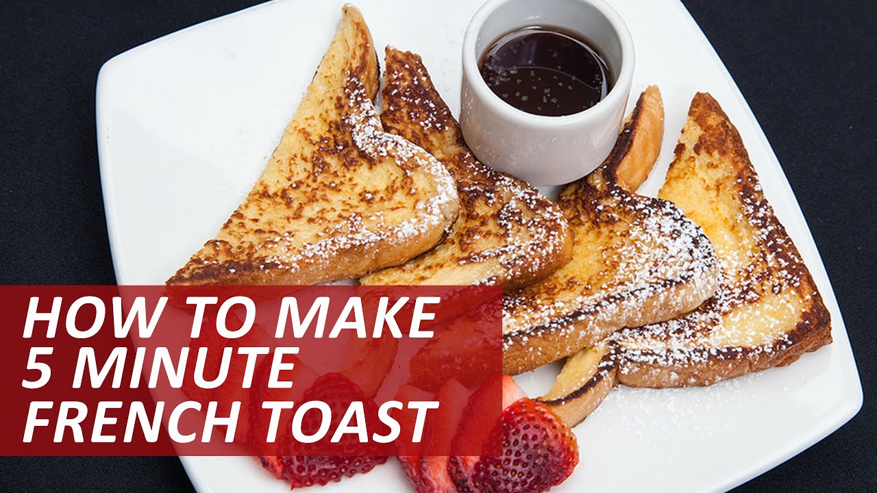 How to Make 5 Minute French Toast: Stay at Home Mum