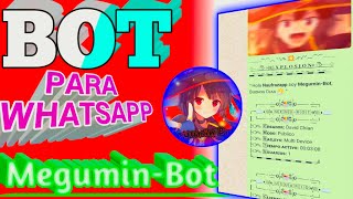 New BOT for your FREE WhatsApp GROUP "Megumin-Bot" || Step-by-step installation screenshot 2