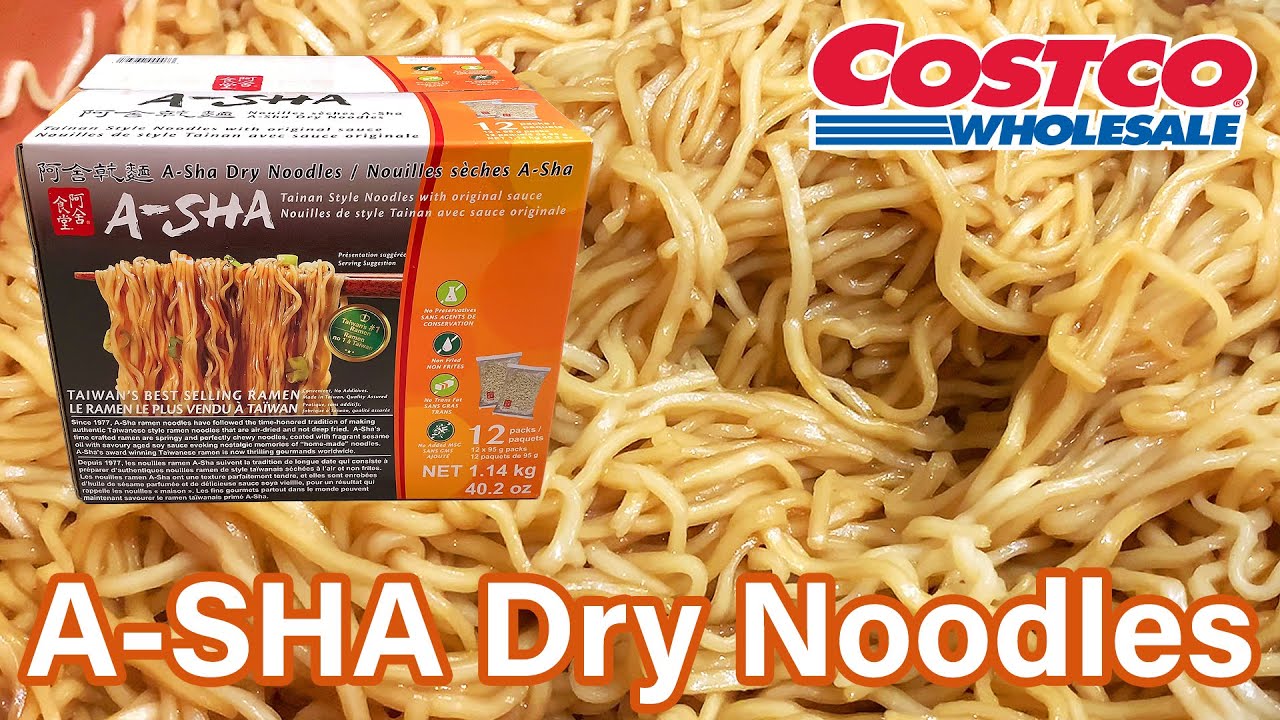 ASha Dry Noodles Tainan Style Noodles from Costco YouTube