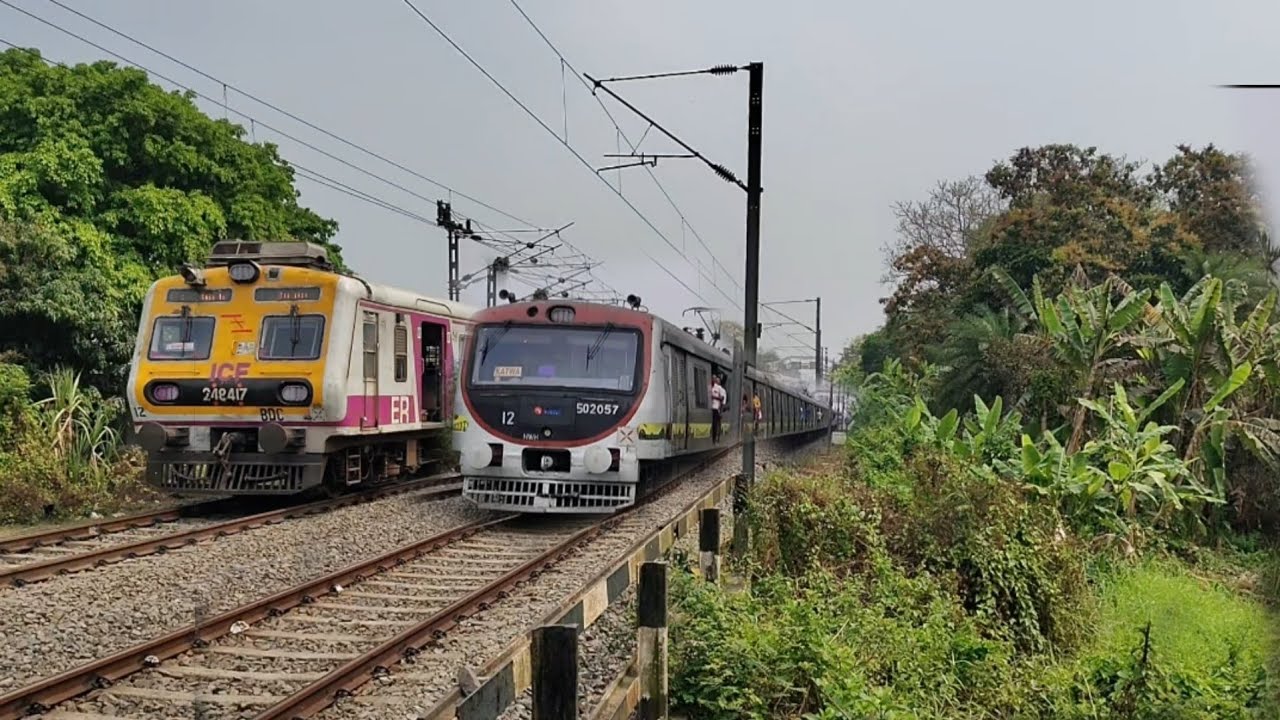 🔥Indian Railway 5in high speed train vs Bimal+Pinky+Medha+anal and local train Crocin