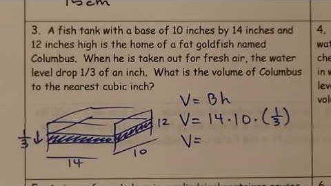 PreAp Geometry 5th 6 wks Displacement problem #3