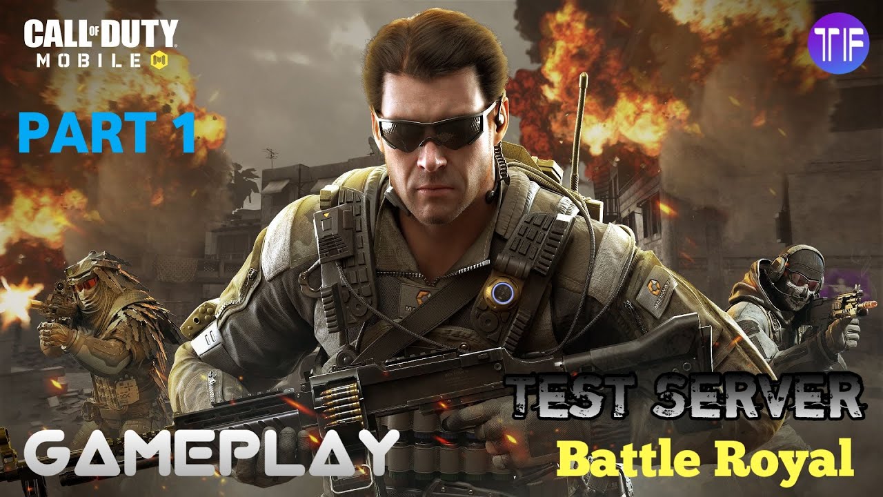 Call Of Duty Mobile(public test build)Battle Royal solid gold mode 1st part 