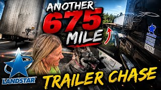 New trailer / Deadhead home / Port of Mobile / Life of a Landstar Flatbed driver  #femaledriver #cdl