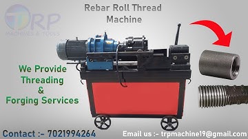 Rebar Threading Machine | Rebar Thread Rolling Machine | HGS-45 Rebar Roll Thread Machine
