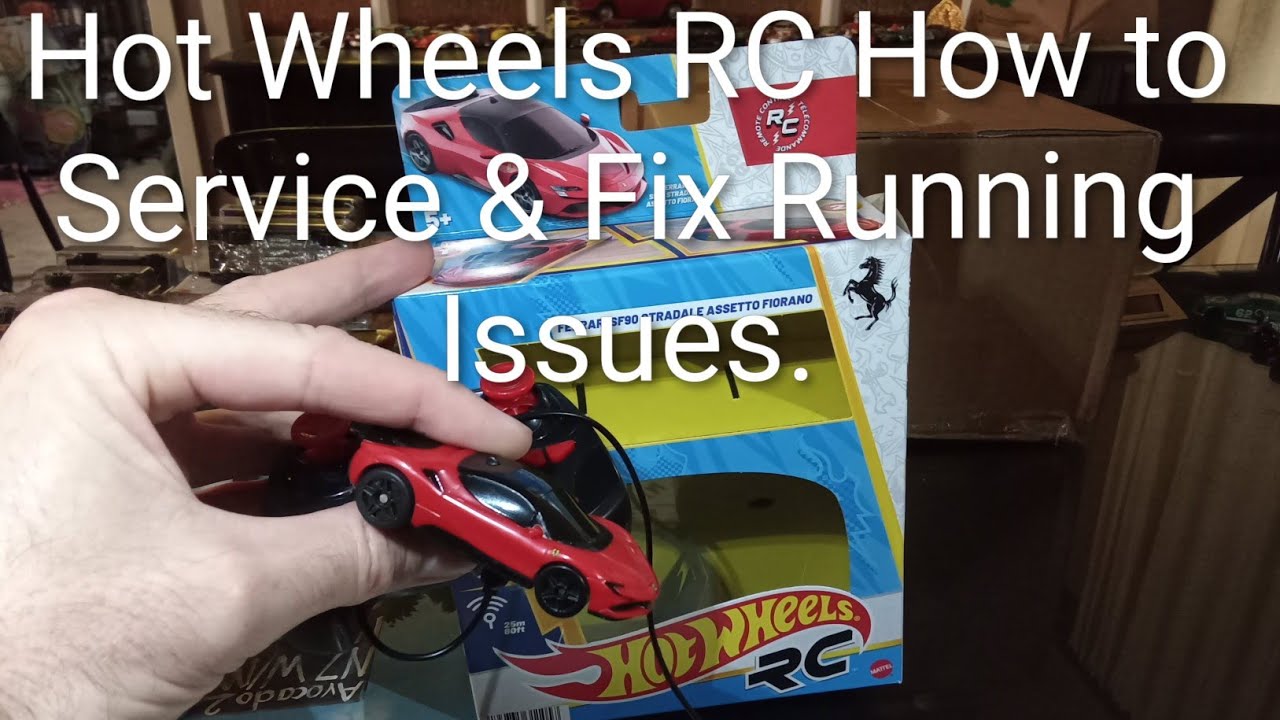Hot Wheels RC Car Rectifying Problems & Repair. Fluff, dirt issues.