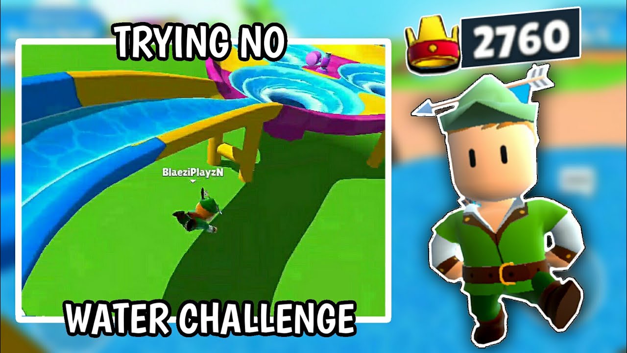 Trying the no water challenge first time in Super Slide😍 Blaezi Playz