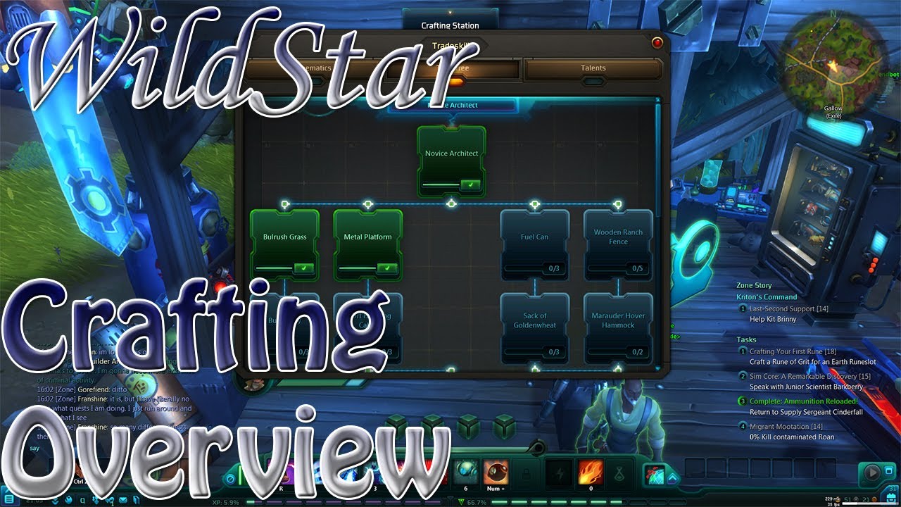 WildStar - Crafting - Overview/First Look
