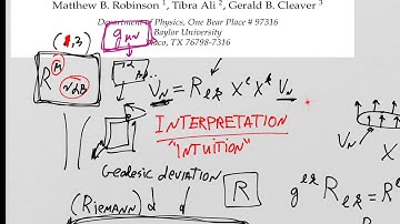 What is General Relativity? Lesson 52: Scalar Curvature Part I