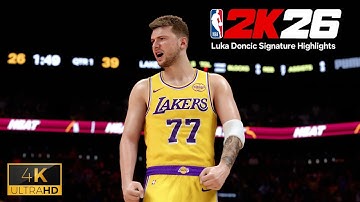 NBA 2K26 | Luka Doncic Signature Moves Highlights | Insane Realism! PS5 4K UHD