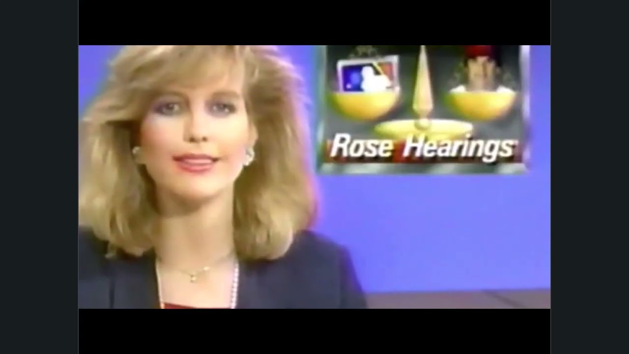 June 23 1989 - Pete Rose Trial from ESPN