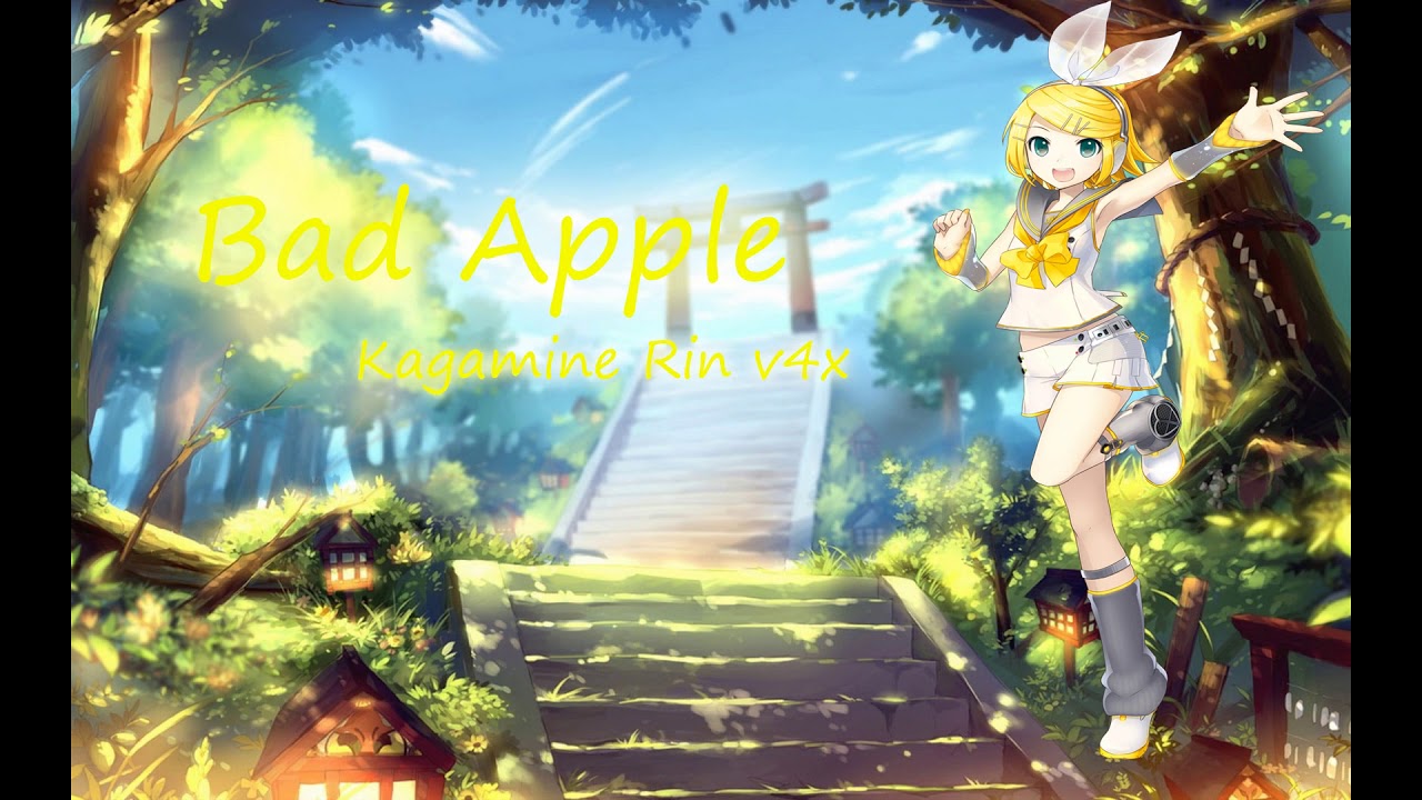 [Cover] Bad Apple - Kagamine Rin v4x - YouTube