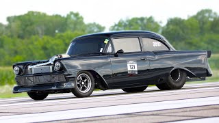 Can he hit 200mph?!  GORGEOUS 56’ Chevy