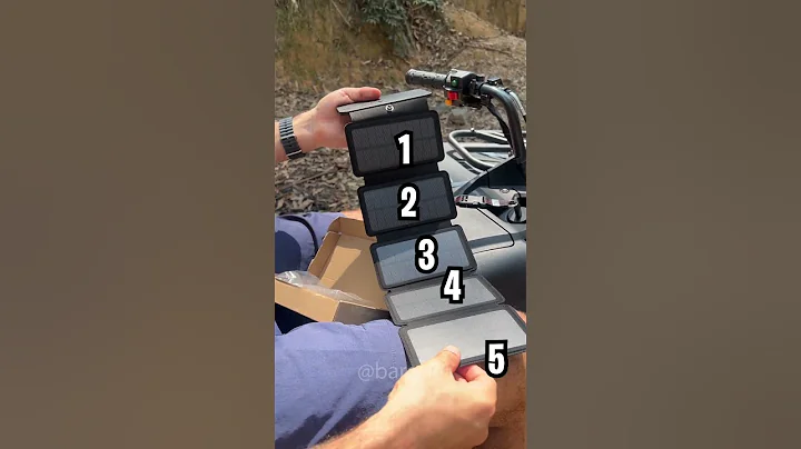 This portable SOLAR charger can charge your phone anywhere in the world! ☀️😱