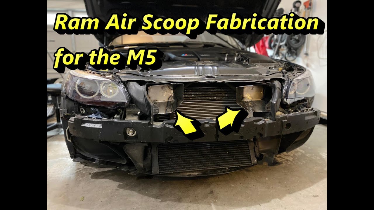 adjektiv Fjern Forfølgelse I Fabricated Ram air Scoops for the M5 - YouTube