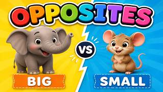100 Opposite Words for Kids | Learn Opposites | English Vocabulary