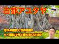 【タイ旅行】アユタヤ🇹🇭 世界遺産の街を観光。往復35バーツ、最も安い行き方!? 悠久の歴史に思いを馳せ、遺跡と寺院を巡る。