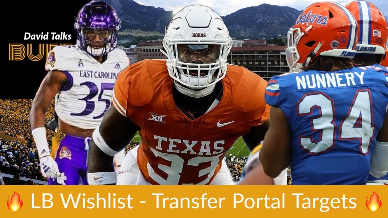 LB Transfer Portal TARGETS for Coach Prime & Colorado Football 2024