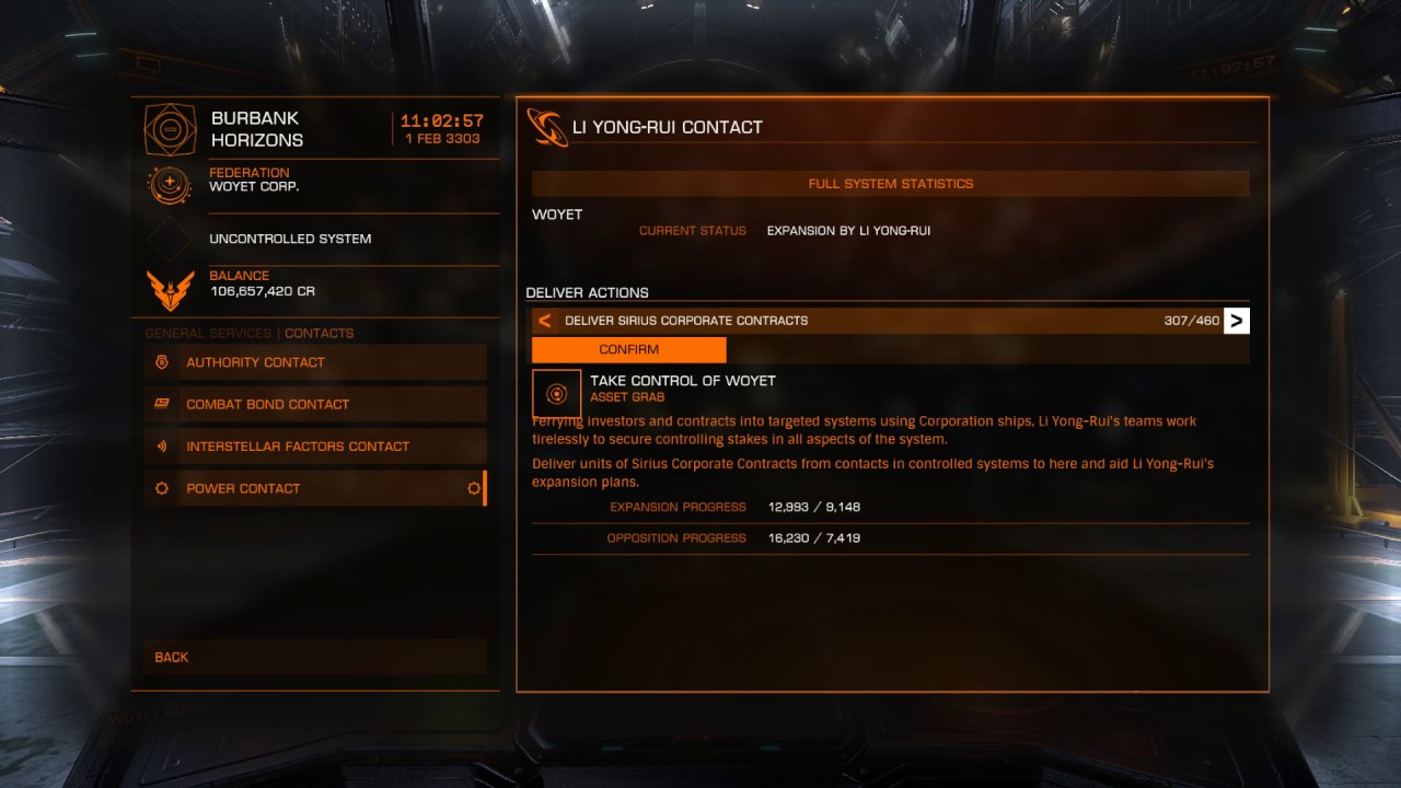 Elite Dangerous delivering my power play commodities YouTube