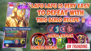 LAPU LAPU IS VERY EASY TO DEFEAT WITH THIS BUILD RECIPE - BEST BUILD TERIZLA 2025