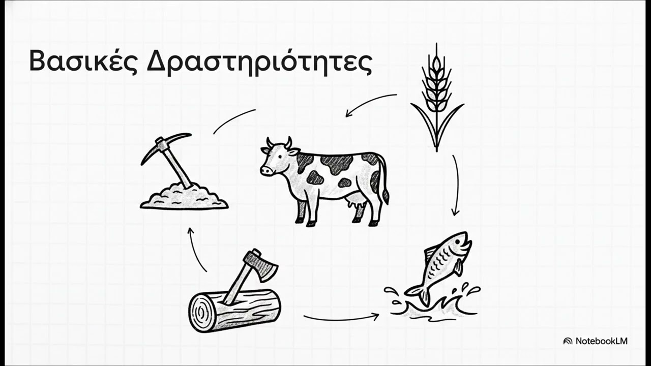 Οι 3 Τομείς της Παραγωγής