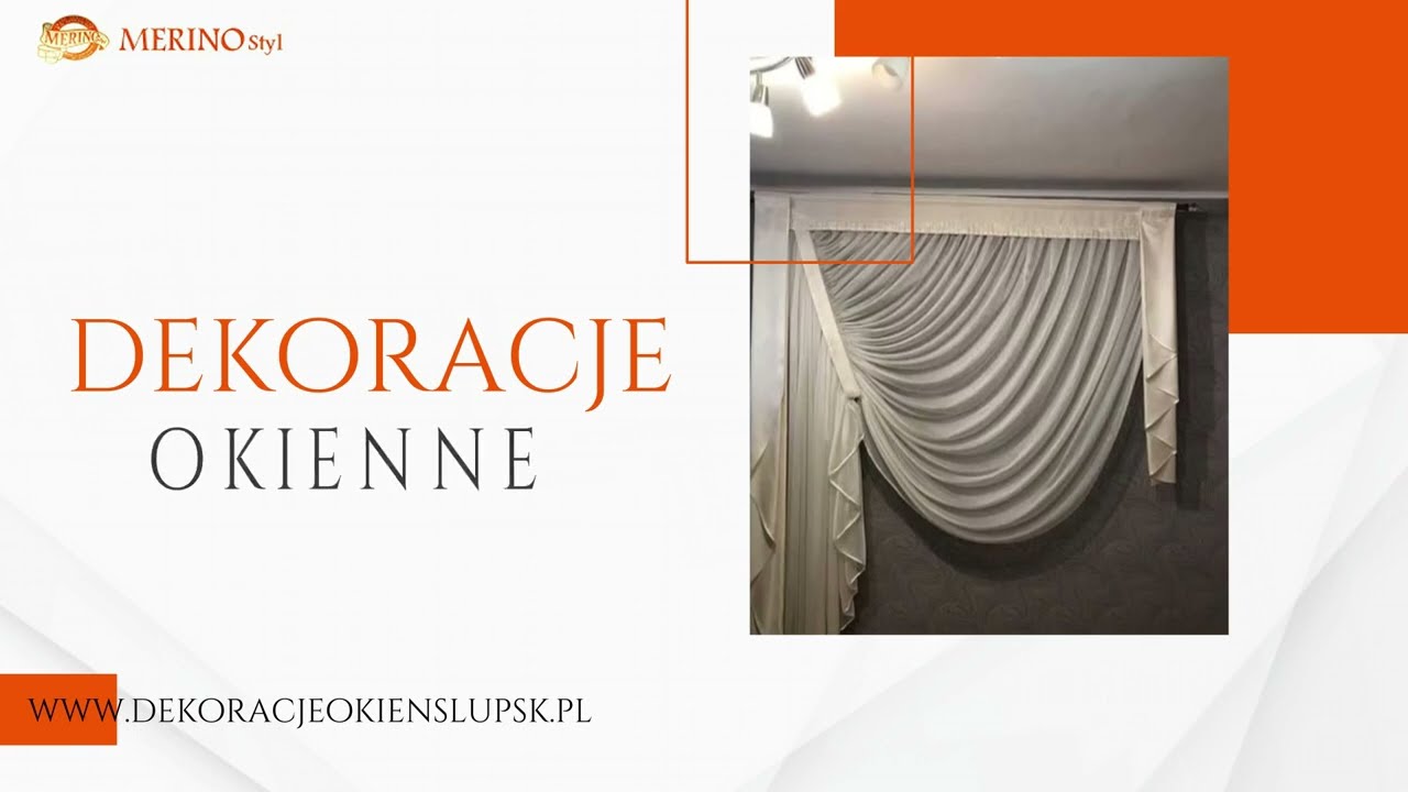 Dekoracje okien Słupsk Merino-Styl