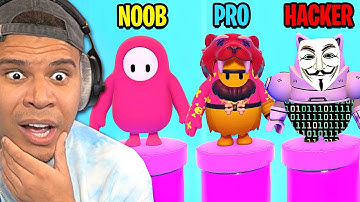 Fall Guys NOOB vs PRO vs HACKER